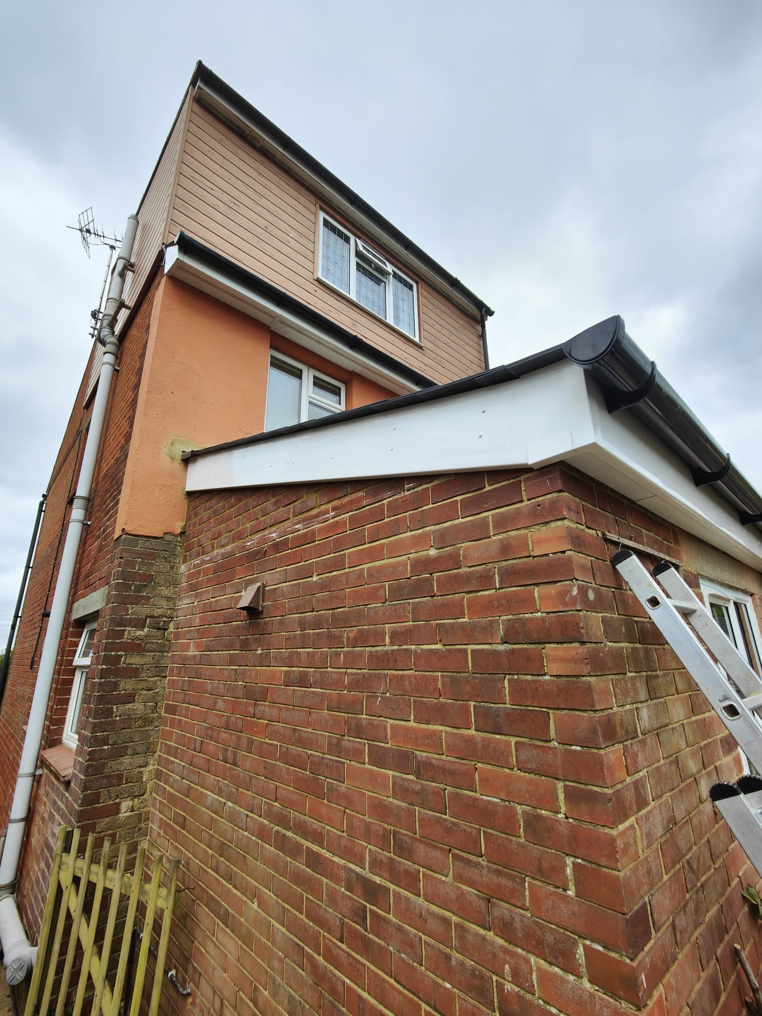 Fascia and Soffits Installation including gutter installation